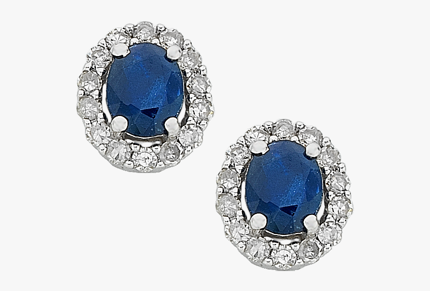 Vintage Sapphire Earrings, HD Png Download