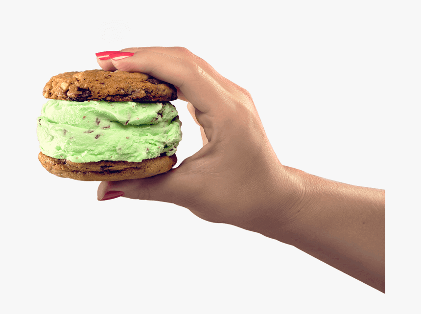 Franquia Sorvete - Sanduíche De Cookies Com Sorvete, HD Png Download