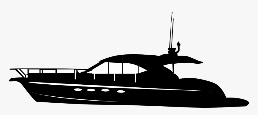 Transparent Cruise Ship Icon Png - Boat Silhouette Png, Png Download