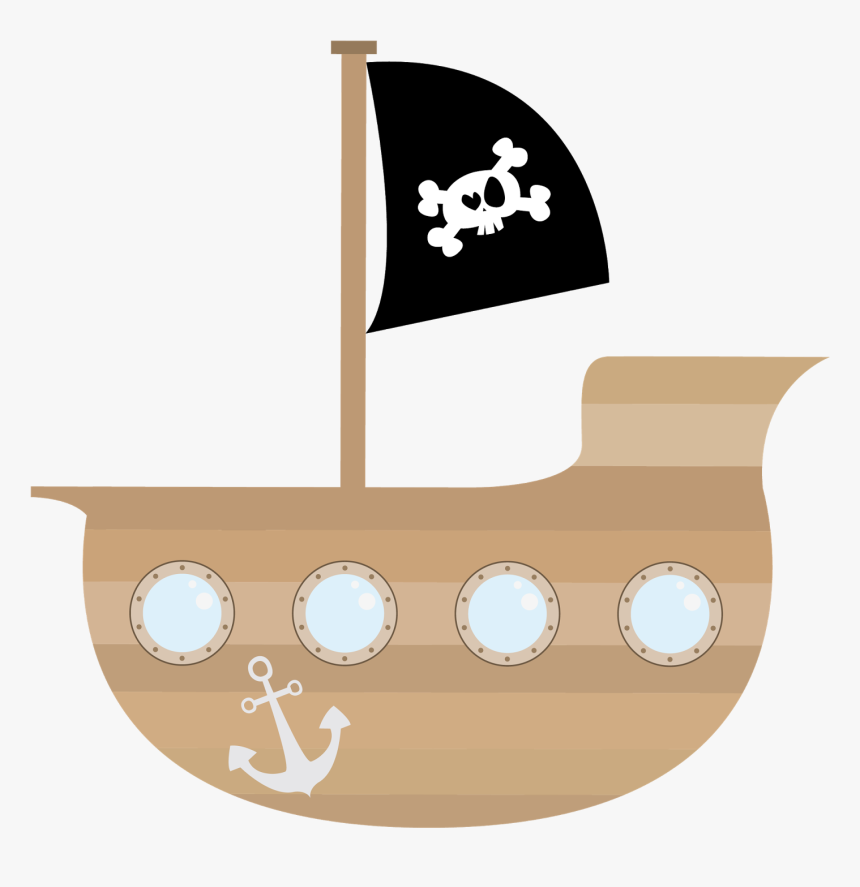 28 Collection Of Pirate Ship Clipart Png - Cute Pirate Ship Clipart, Transparent Png