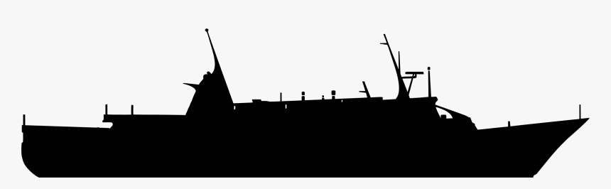 Silhouette Big Image Png - Battleship Black Logo, Transparent Png