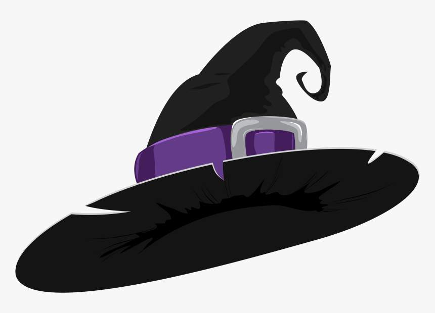 Transparent Witch Broomstick Png - Transparent Background Witch Hat Png, Png Download
