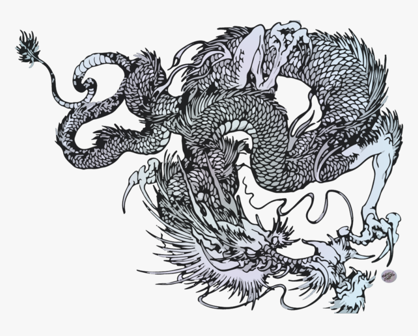Download Japanese Dragon Png Image - Japanese Dragon Logo Png, Transparent Png