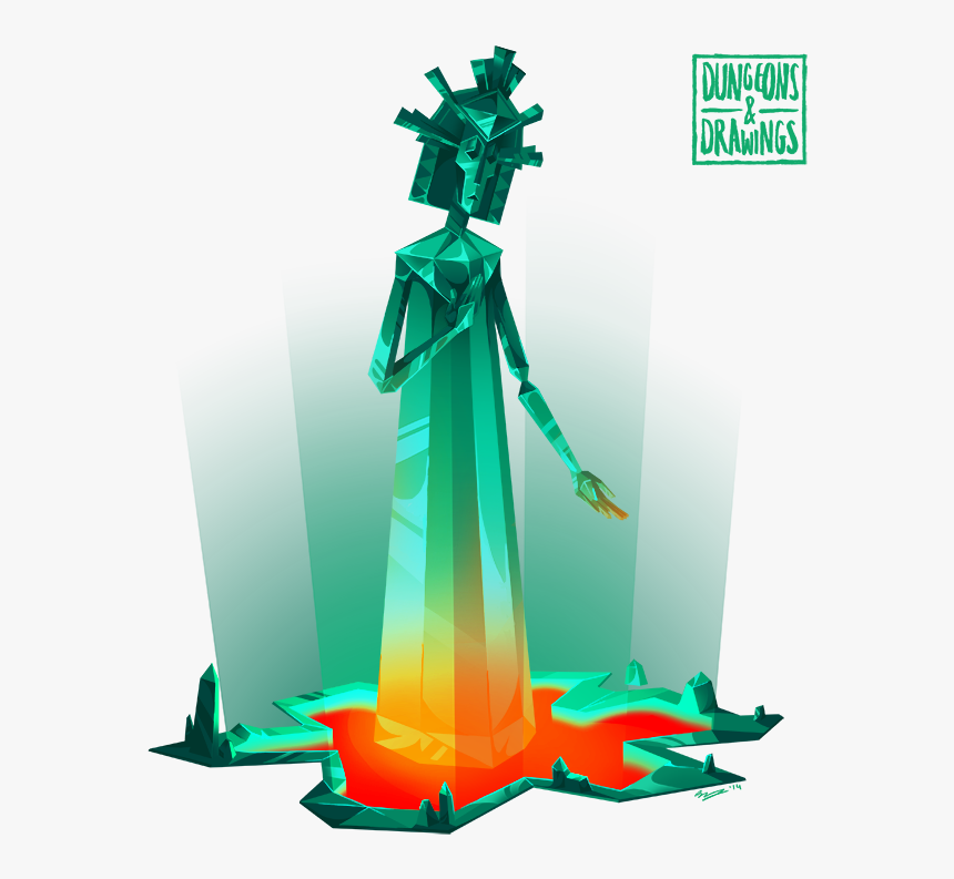 D&d Gem Golem, HD Png Download