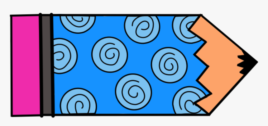 Spiral Dot Pencil Clipart, HD Png Download
