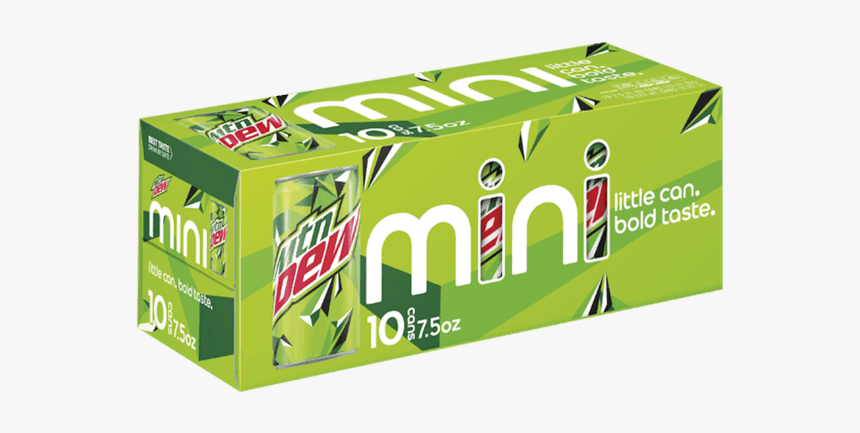 10 Pack Dew Mini Cans, HD Png Download