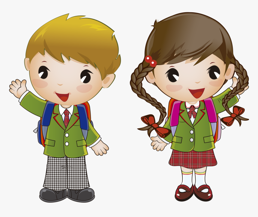 Niños Colegio Png, Transparent Png