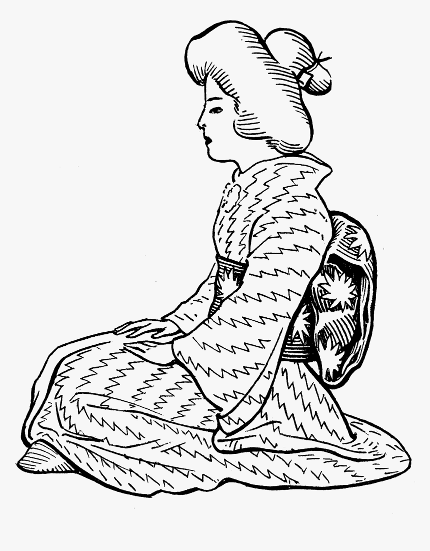 Collection Of Japanese - Line Drawing Japanese, HD Png Download