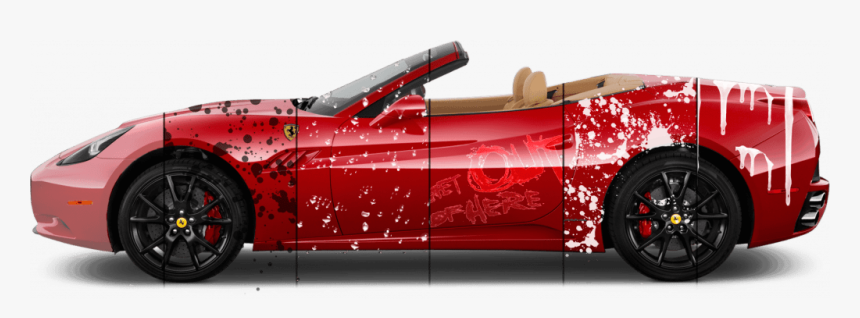 Ferrari Side View Transparent, HD Png Download
