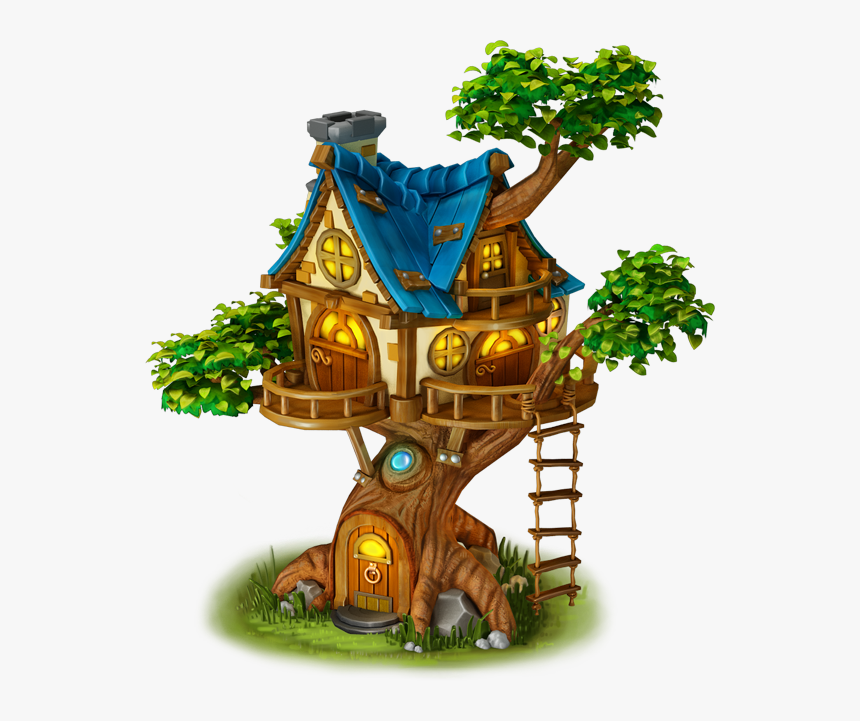 ##shoes #plant #bushes #flowers #steps #stairs #building - Tree House Clipart Png, Transparent Png