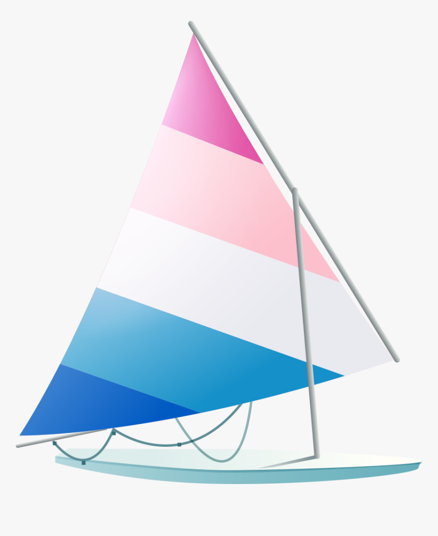 Sailboat Cartoon Boat Transprent Png Free Download - Vela Barco Png, Transparent Png