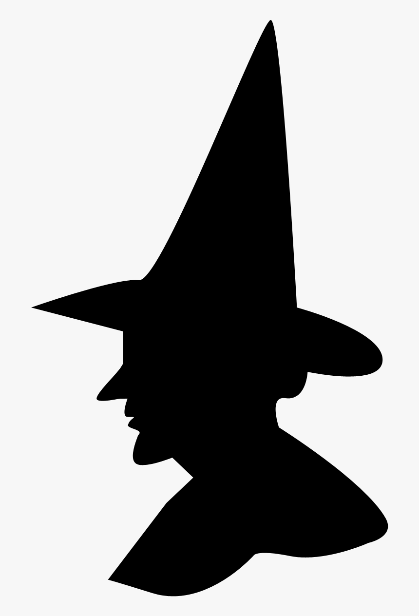 Free Witch Silhouette Tags Amp Clipart Call Me Victorian - Wicked Witch Hat Silhouette, HD Png Download