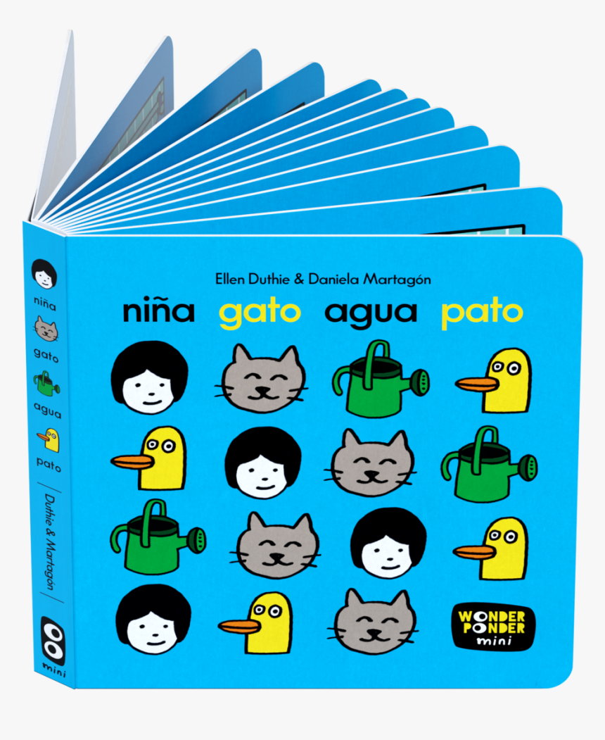 Ngap Esp Abanico Libro - Nena Gat Aigua Ànec, HD Png Download