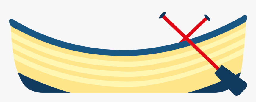 Barco A Remo - Barca De Remos Animada Png, Transparent Png