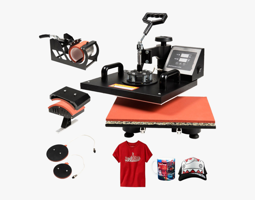 Ghp 5 In 1 Heating Thermocouple Heat Press Machine - Sublimation 5 In 1 Machine Png, Transparent Png