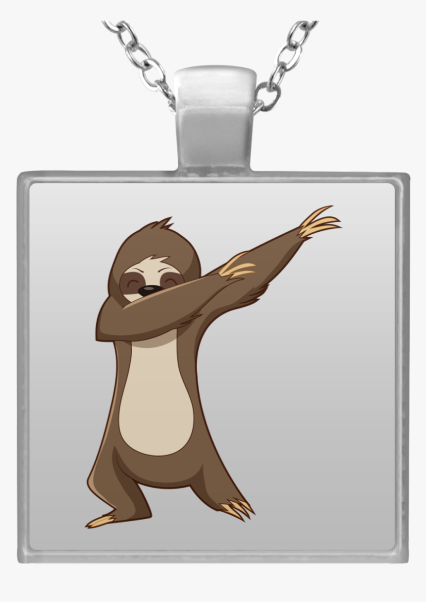 Transparent Cartoon Necklace Png - Cartoon Sloth Transparent, Png Download