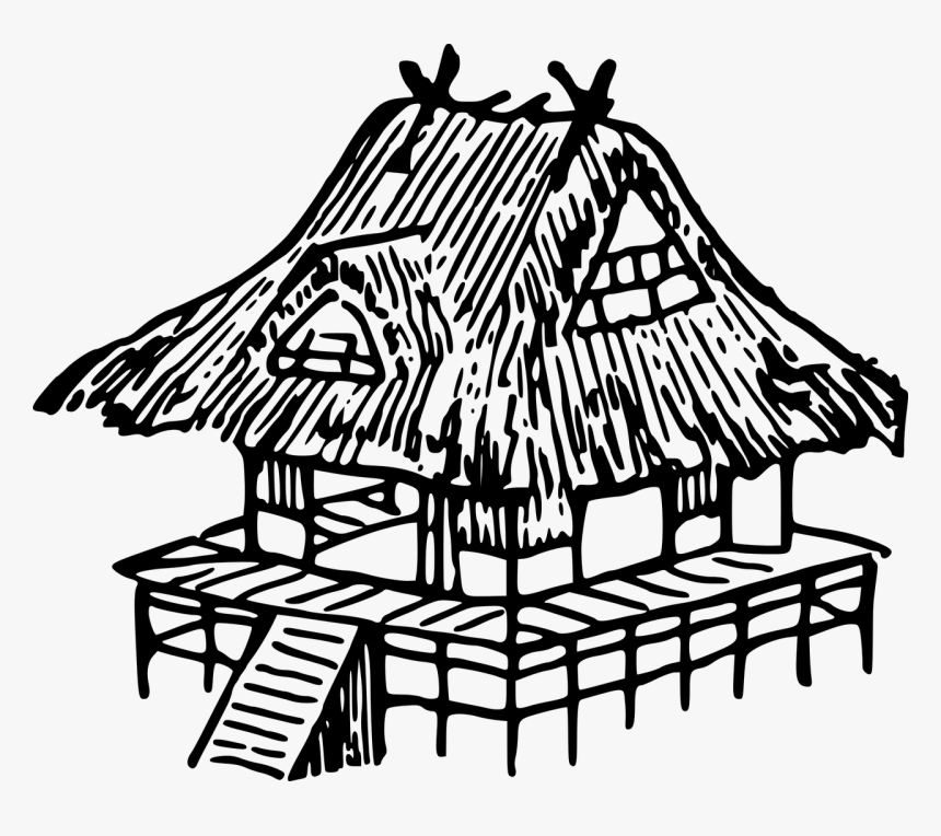 Nipa Hut Clipart, HD Png Download