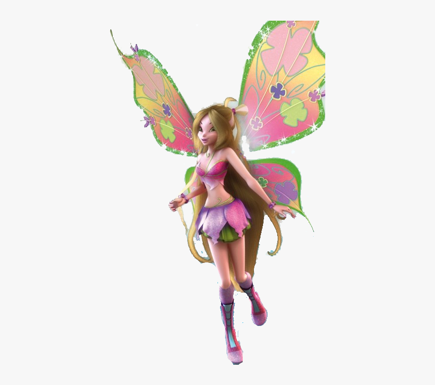 Winx Club Flora China Doll, HD Png Download