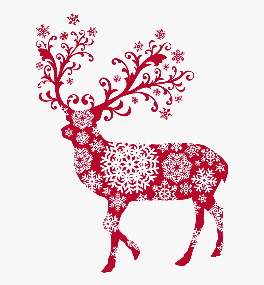 圣诞节麋鹿雪人送礼盒 - Christmas Deer, HD Png Download