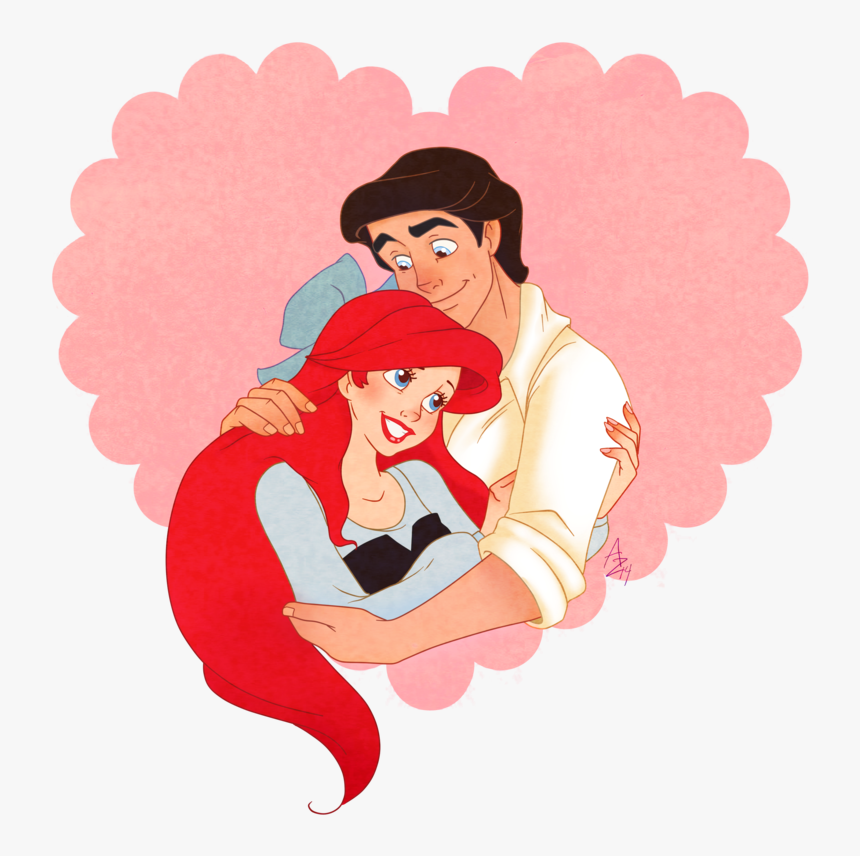 Little Mermaid And Eric Png, Transparent Png