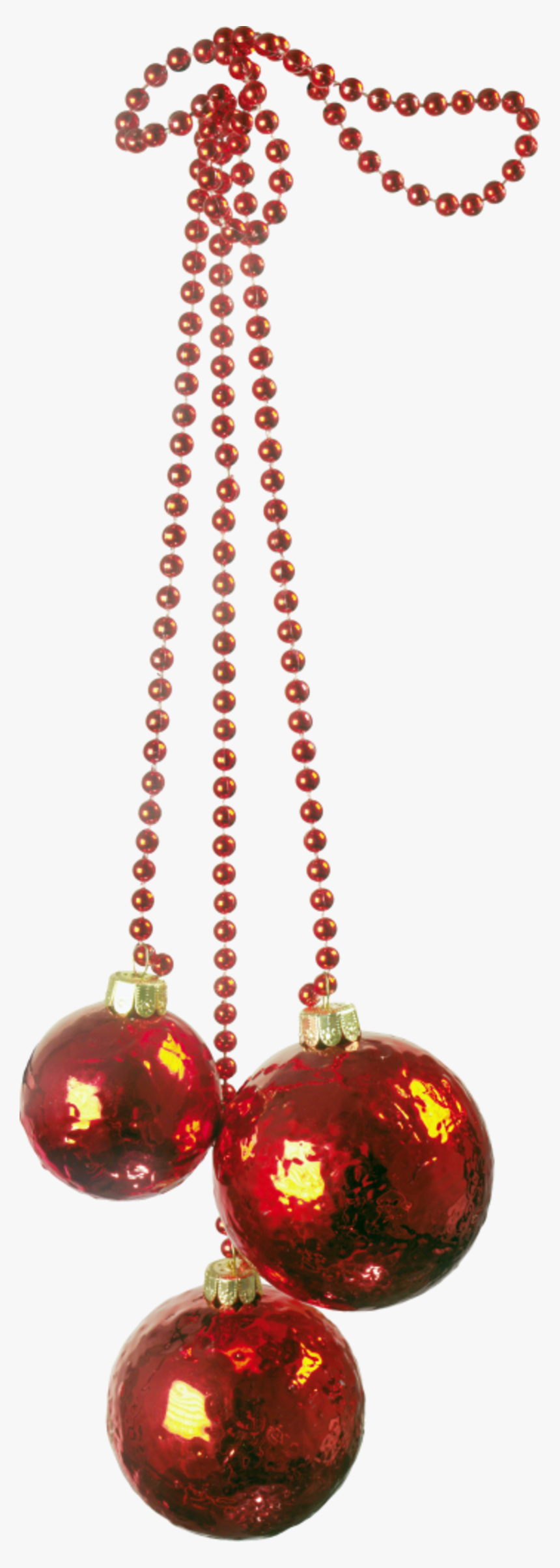 Boule Guirlande Noel - Новогодние Игрушки Красные Пнг, HD Png Download