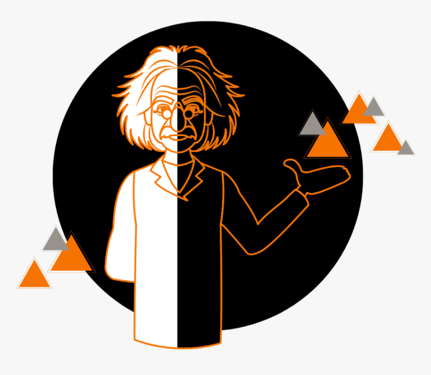 Albert Einstein - Illustration, HD Png Download