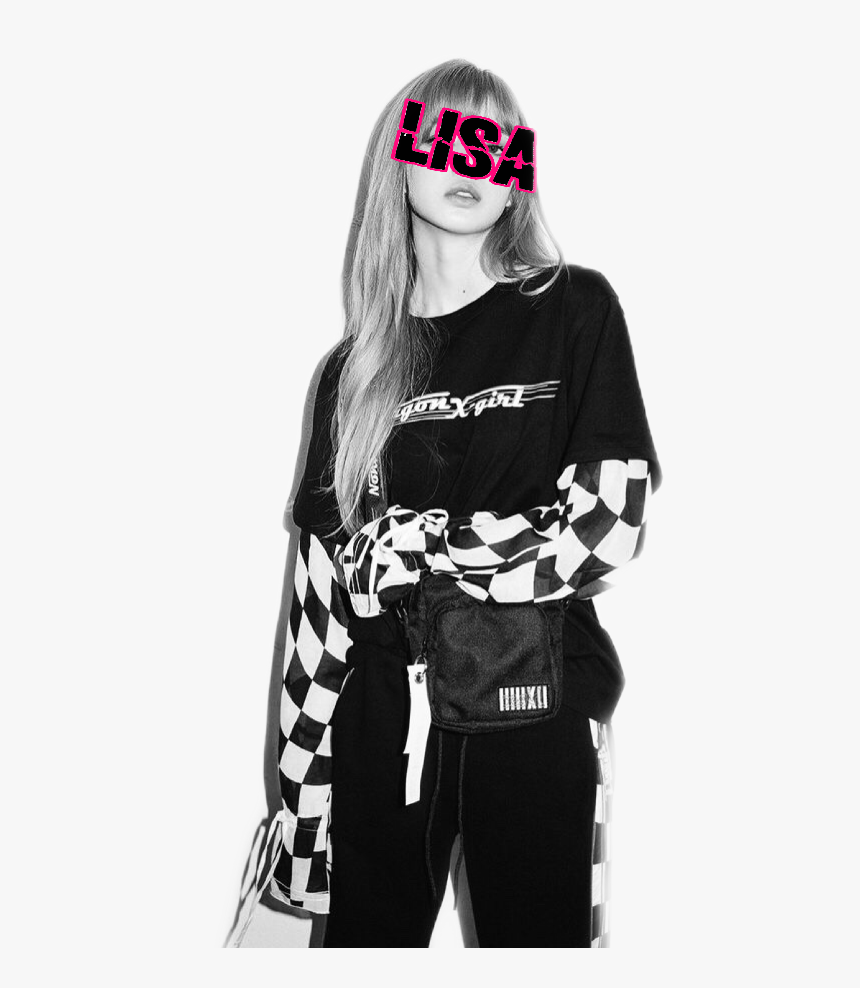 Blackpink Lalisa Black Suit, HD Png Download