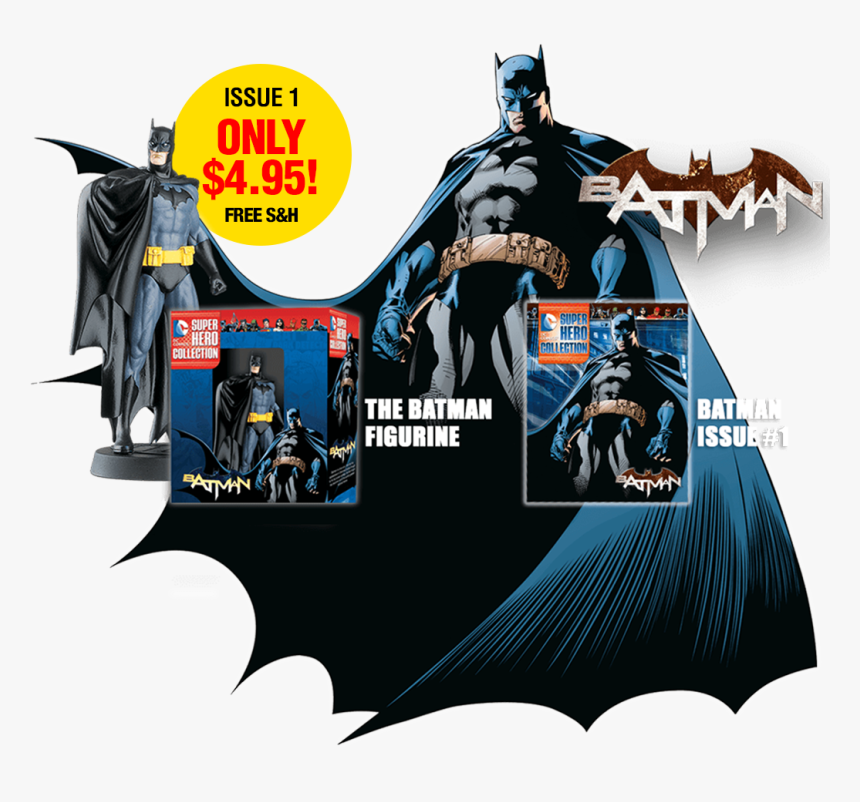 Dc Comics Super Hero Figurines - Illustration, HD Png Download