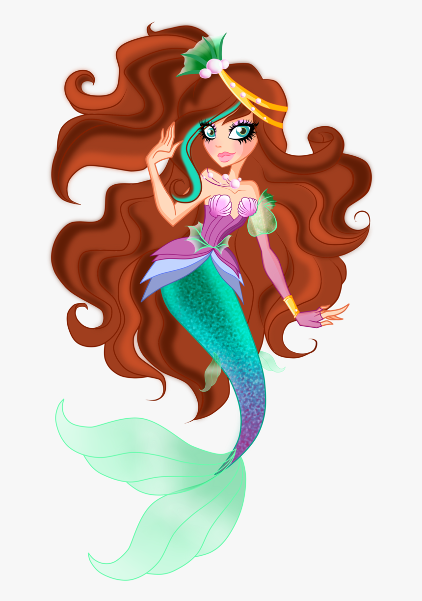 Queen Mermaid Png, Transparent Png