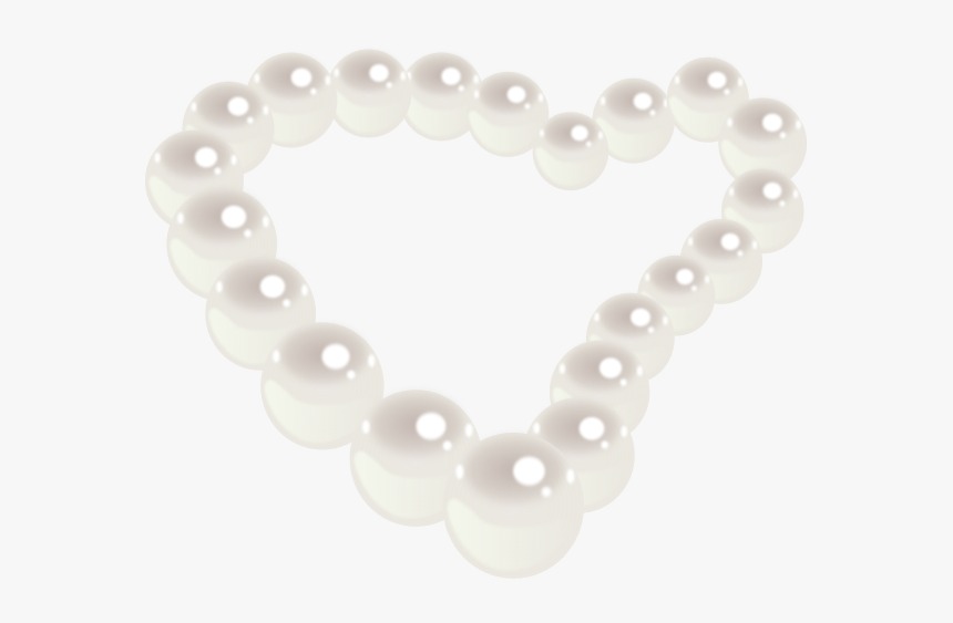 Pearl Heart - Perolas Png, Transparent Png