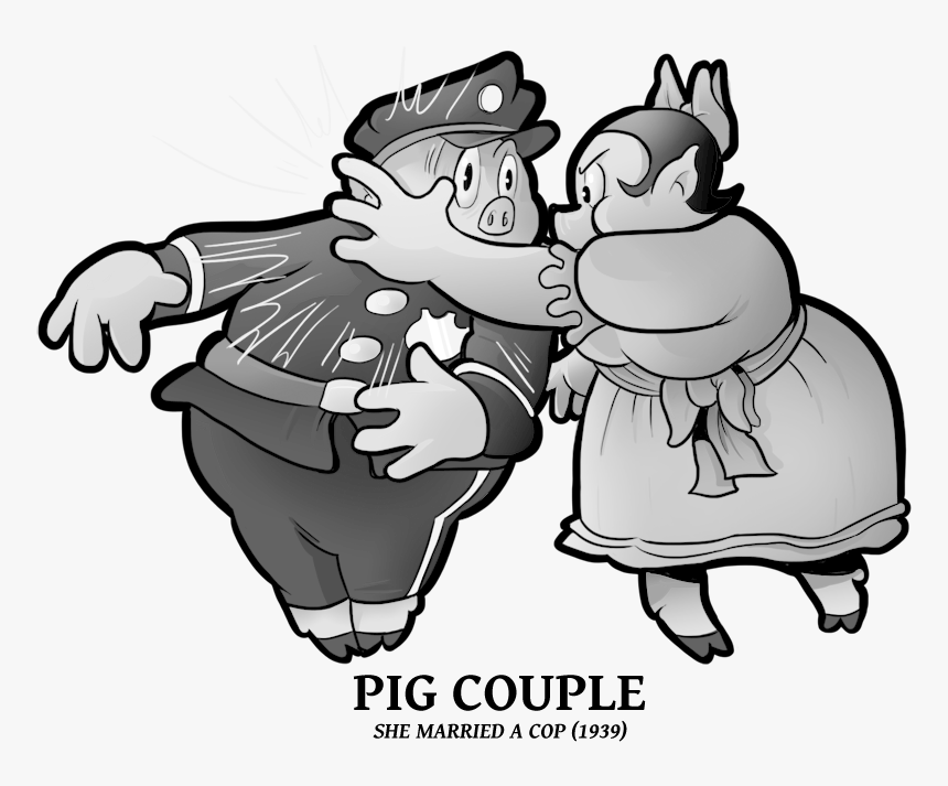 She Married A Cop Cartoon 1939, HD Png Download