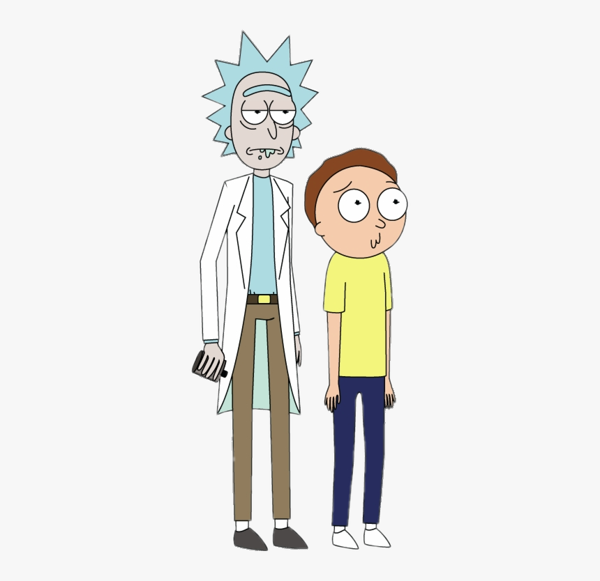 Rick And Morty Standing - Rick And Morty Png Hd, Transparent Png