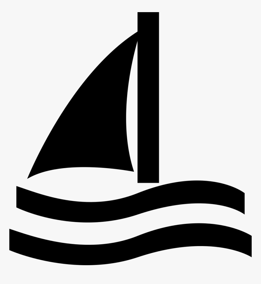 Sailboat Clipart Waterways - Inland Water Transport Cartoon, HD Png Download