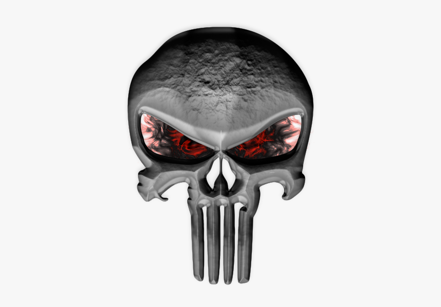Punisher Music Png Logo - Punisher Skull Flame Logo, Transparent Png