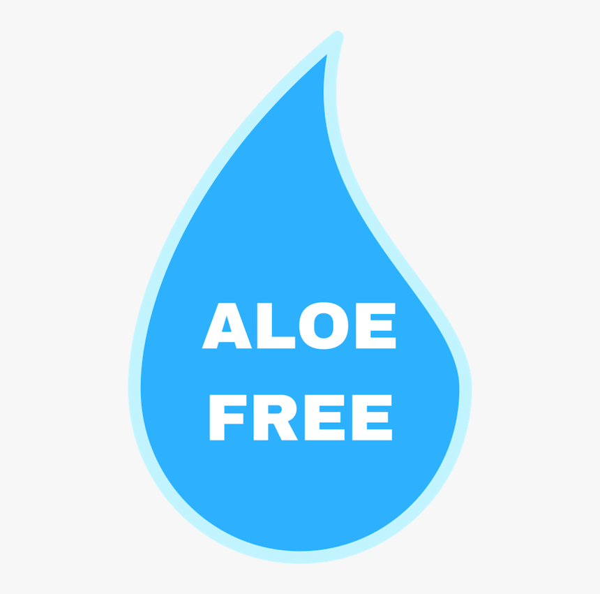 Get The Official Aloe Free Label To Indicate You’re - Graphic Design, HD Png Download