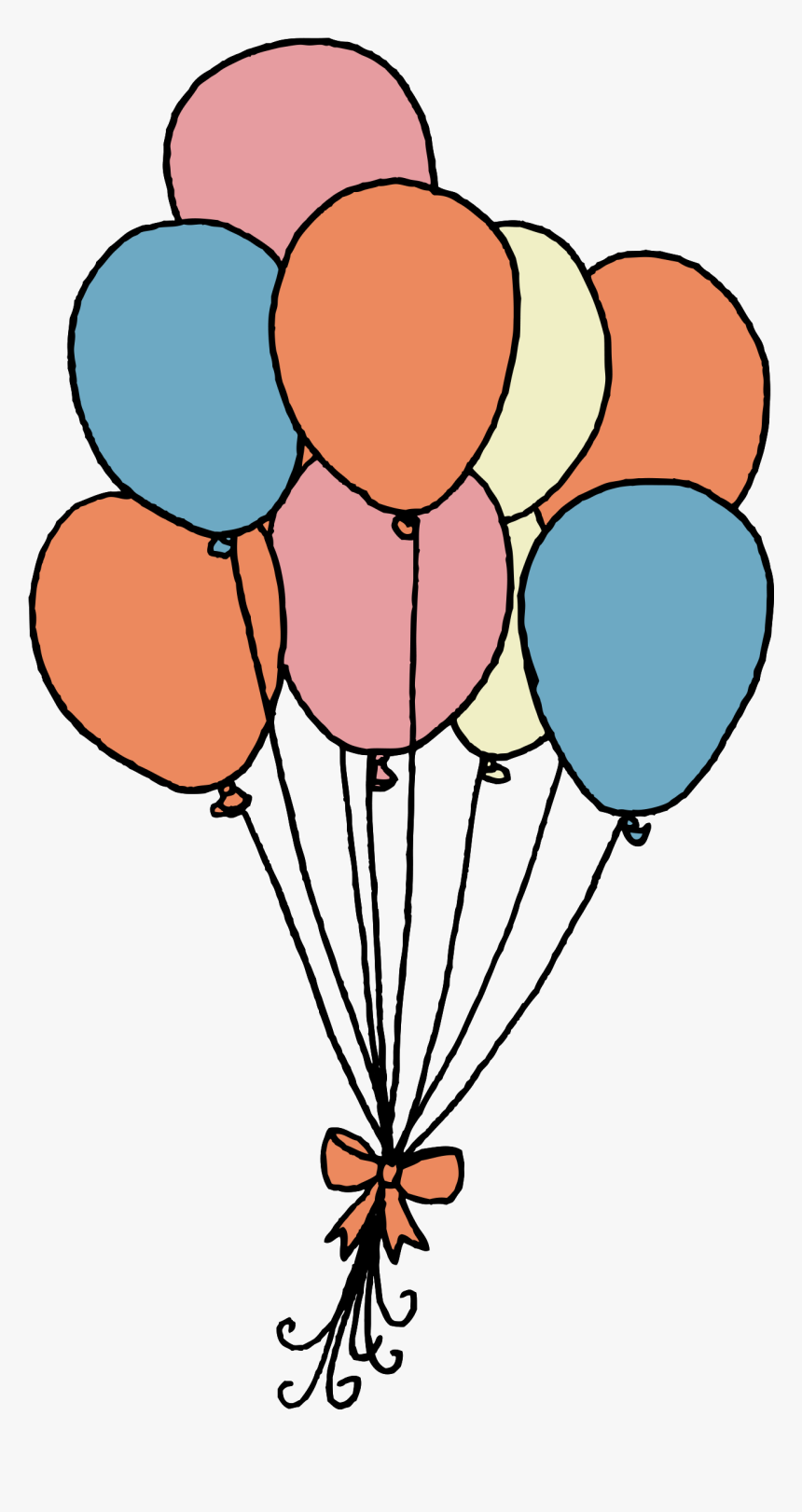 Doodle Balloon Bundle Transparent, HD Png Download