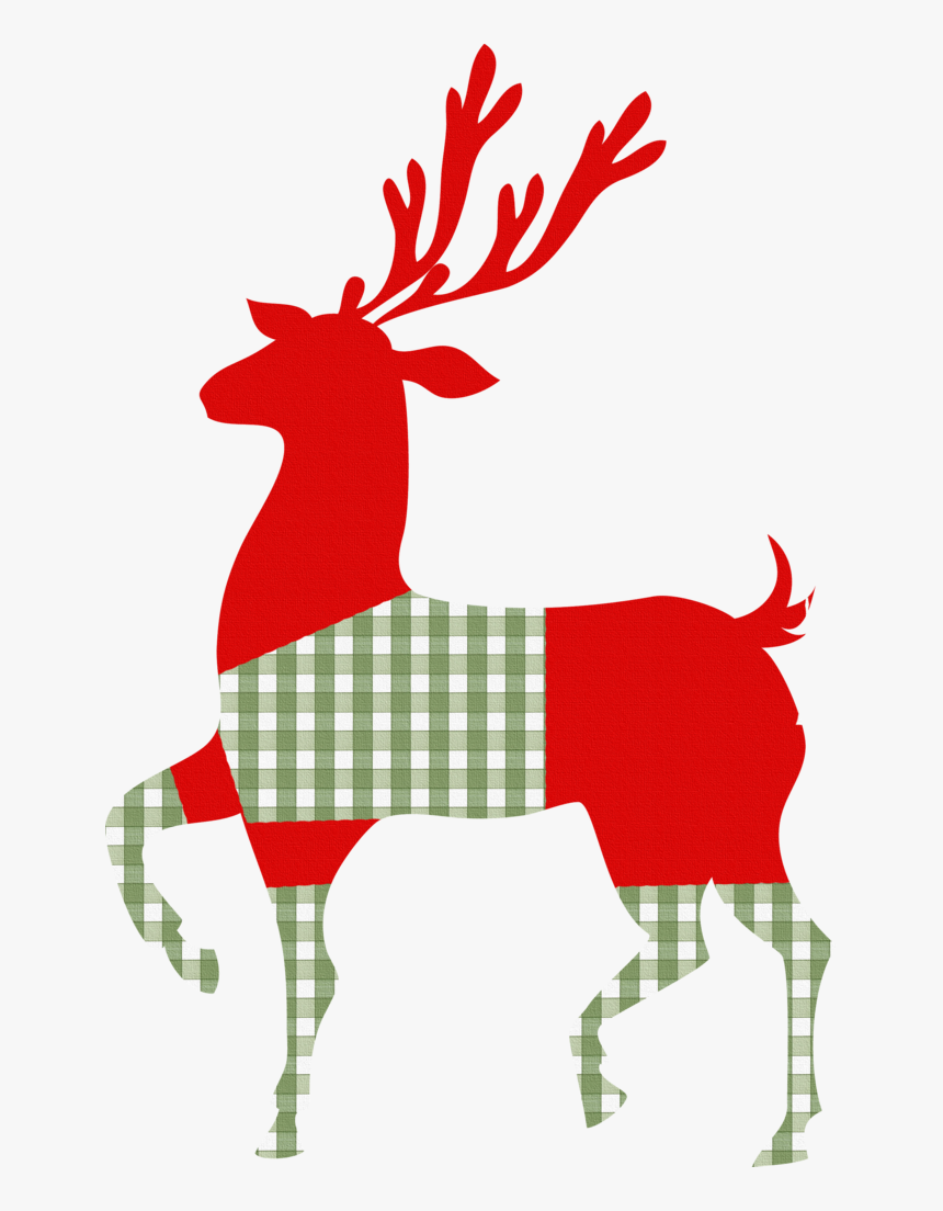 圣诞素材 - Red Christmas Reindeer Png, Transparent Png