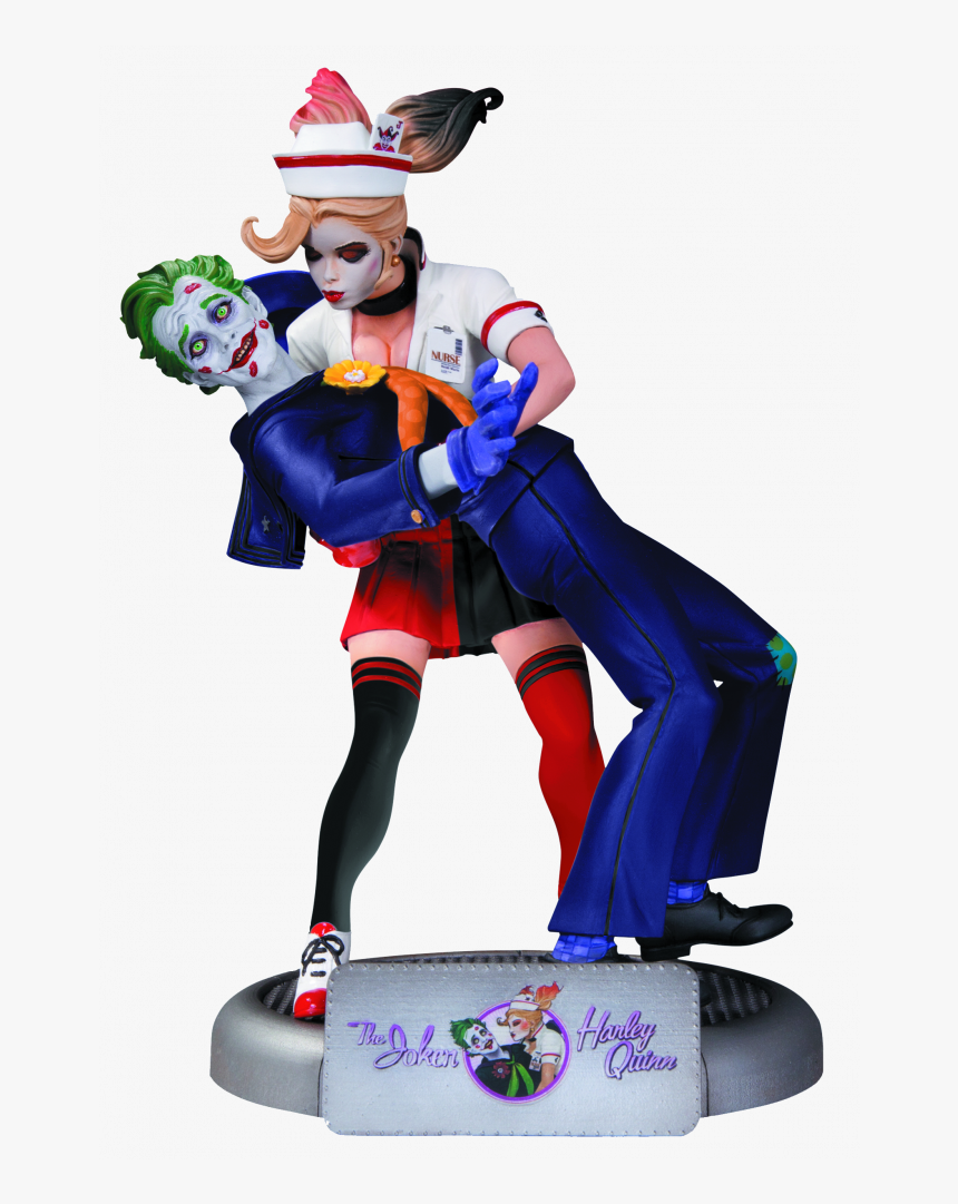 Joker Harley Quinn Bombshell Statue, HD Png Download