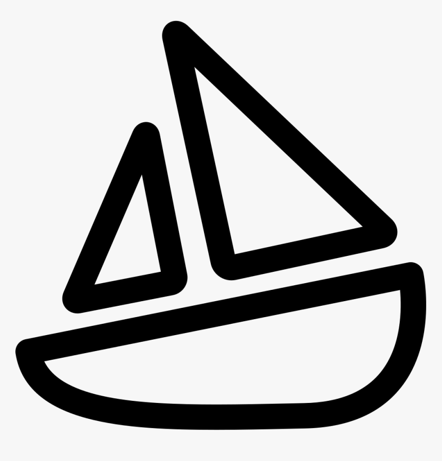 Sinking Sailboat - Sign, HD Png Download