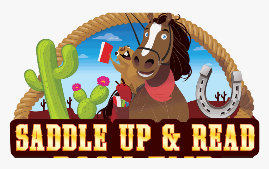 Saddle Up And Read Clipart, HD Png Download