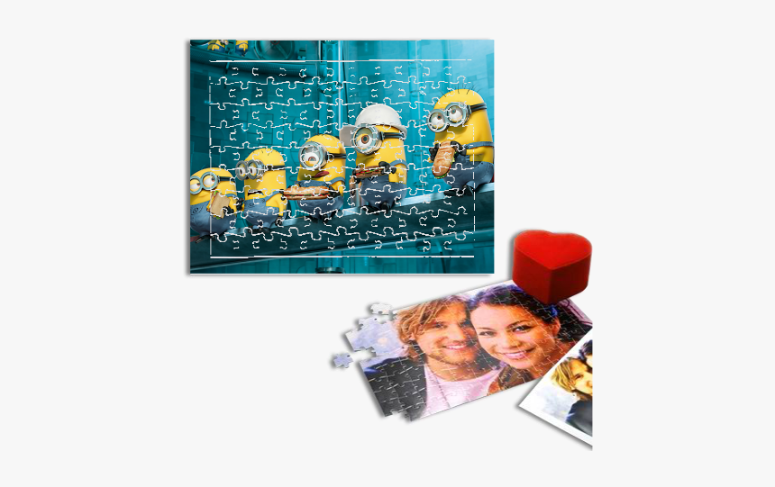 Minion Puzzle Dikdörtgen Puzzle Minion Puzzle - Minions Lunch On A Skyscraper, HD Png Download