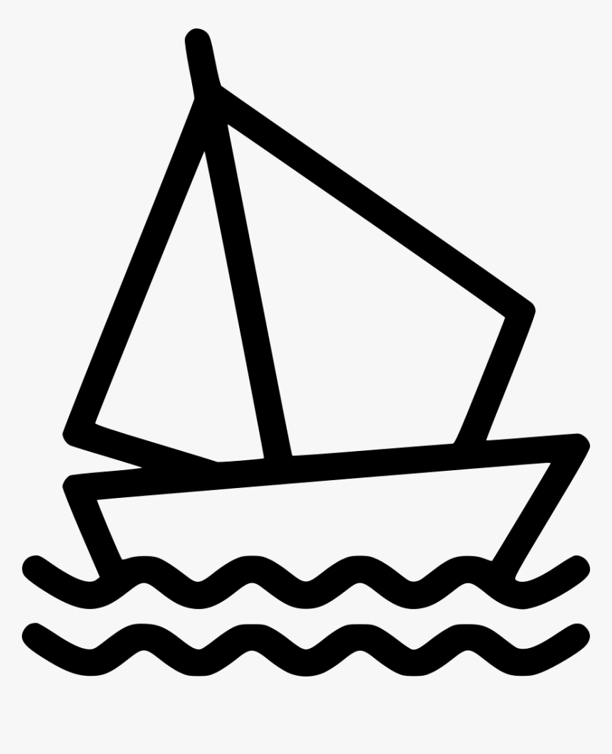 Yacht Boat Sail Sailing Water - Perahu Kertas Clipart, HD Png Download