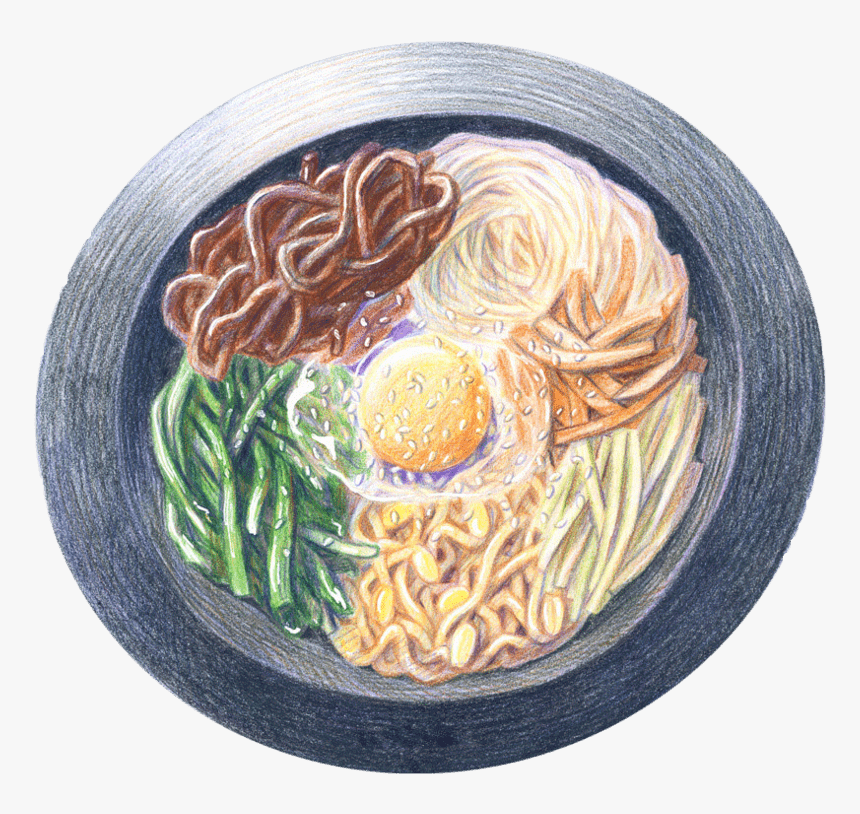画汤面 水彩画面条【高清卡通手绘png素材】-90设计 - Colored Pencil Cup Noodles, Transparent Png