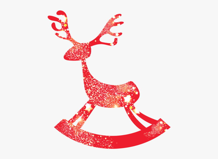Christmas Deer Red Png, Transparent Png