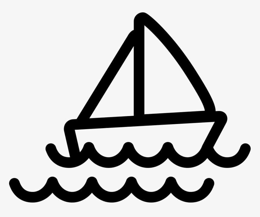 Sailboat On Sea - Sailing Ship, HD Png Download