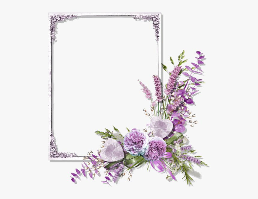 Frame Digital Scrapbooking Flowers, HD Png Download