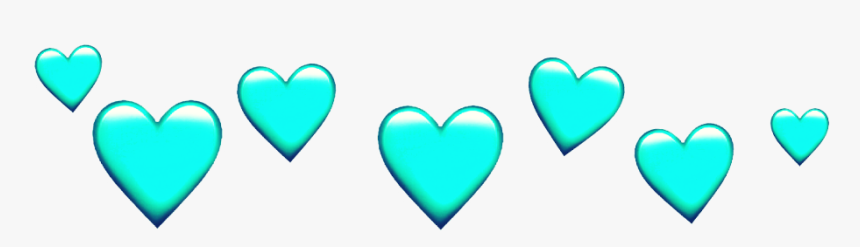 #heart #love #lovely #lightblue #blue #00f2f2 #ハート - Heart, HD Png Download