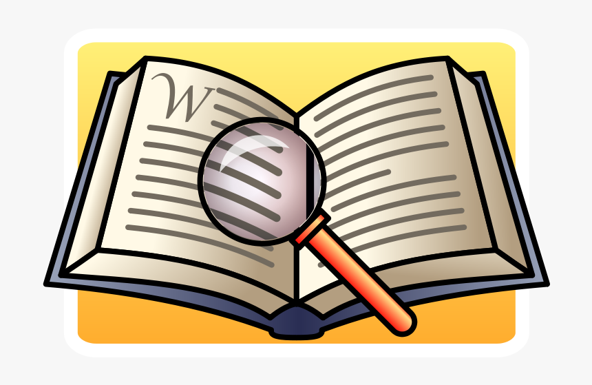 Book Magnifying Glass Clipart, HD Png Download