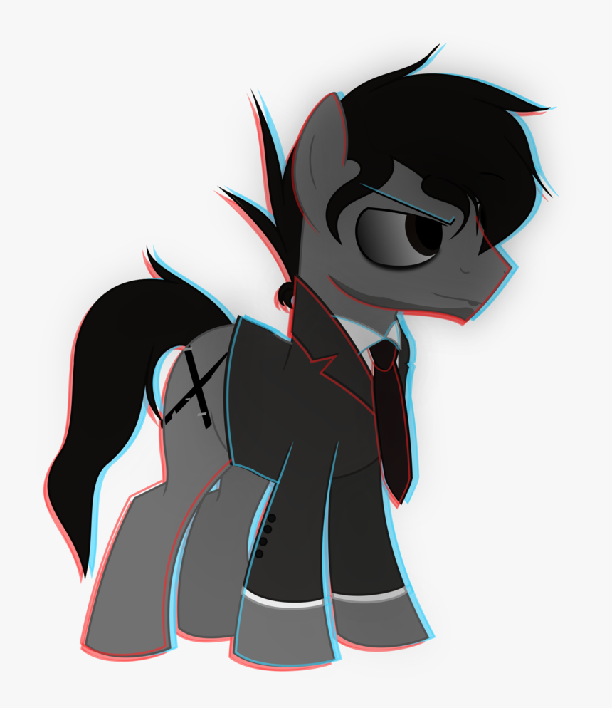 Darkiplier Ponified Vector By - Cartoon, HD Png Download
