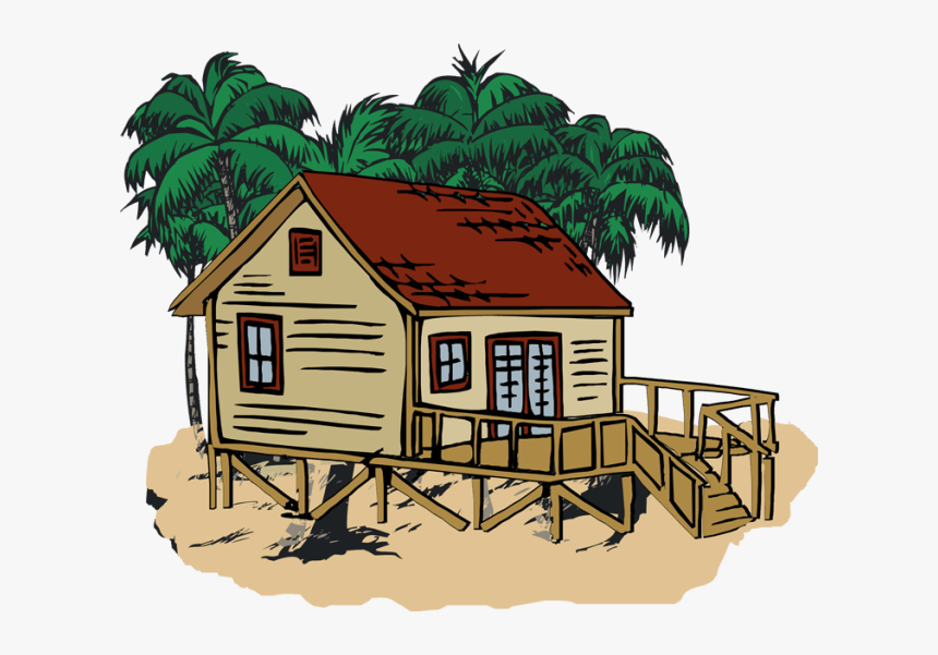 Beach House Clipart - Beach Home Clipart, HD Png Download